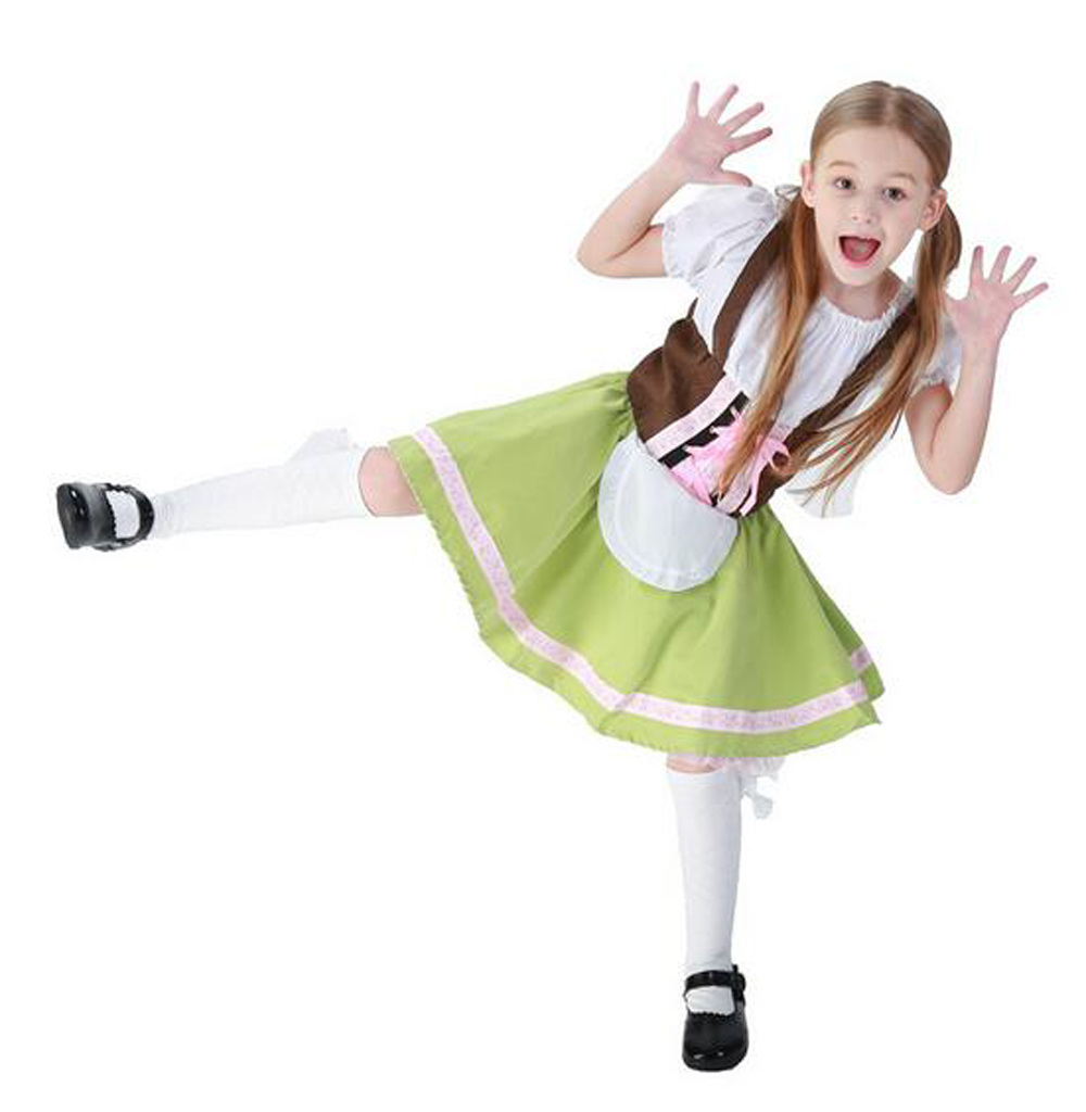 F68135 girls Oktoberfest maid costume